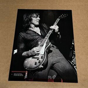 Ronnie Montrose in NYC 1974- Music Print Ad Photo - 2018